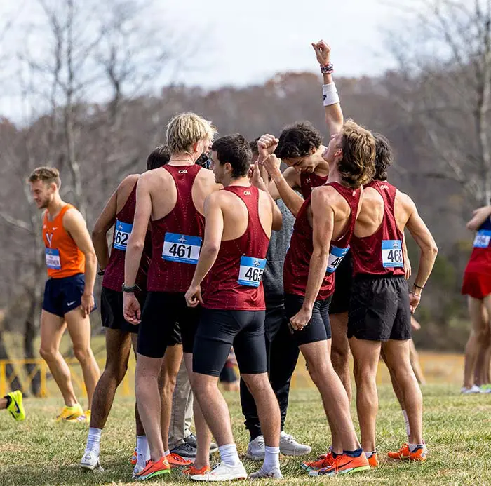 football players lined up across from each other