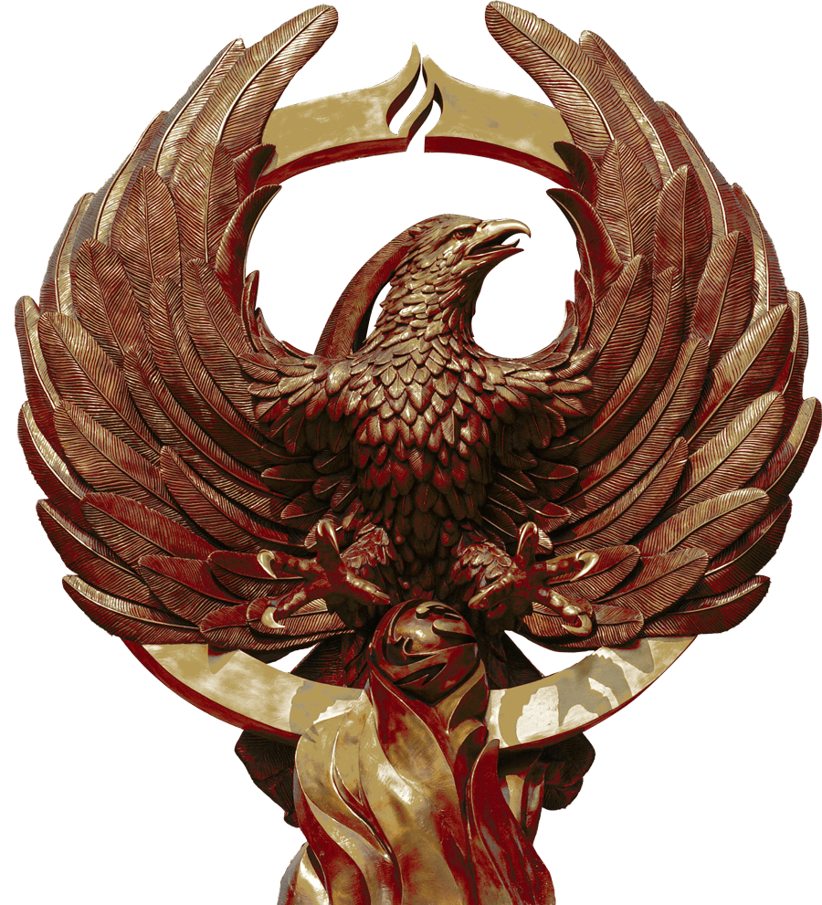 Phoenix statue
