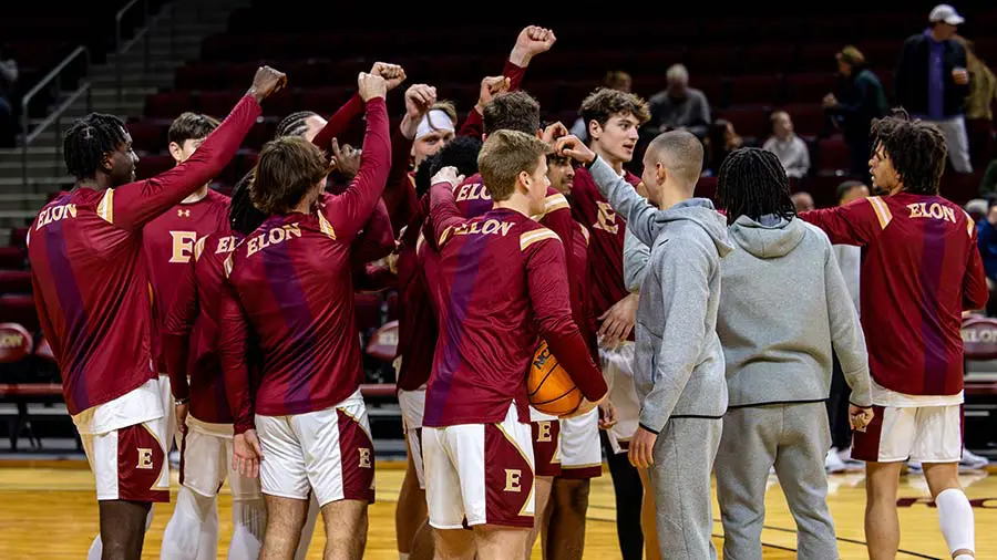 football players lined up against each other