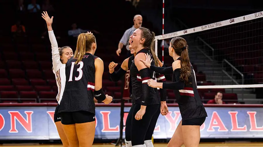 volleyball player jumping for ball